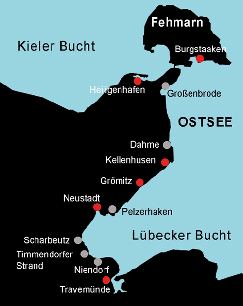 Standorte Baltic Pirates